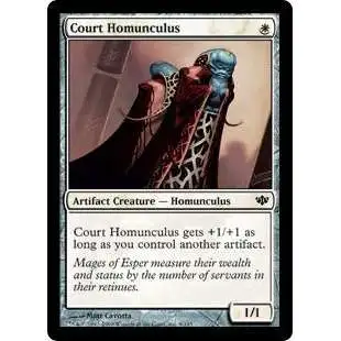 MtG Trading Card Game Conflux Common Court Homunculus #6