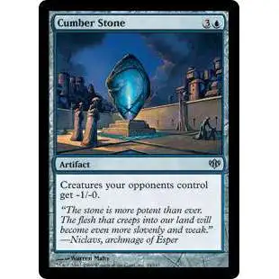 MtG Trading Card Game Conflux Uncommon Cumber Stone #24