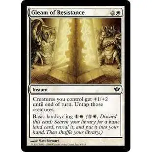 MtG Trading Card Game Conflux Common Gleam of Resistance #8
