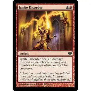 MtG Trading Card Game Conflux Uncommon Foil Ignite Disorder #66