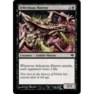MtG Trading Card Game Conflux Common Infectious Horror #47
