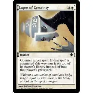 MtG Trading Card Game Conflux Common Lapse of Certainty #9