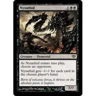 MtG Trading Card Game Conflux Rare Nyxathid #49