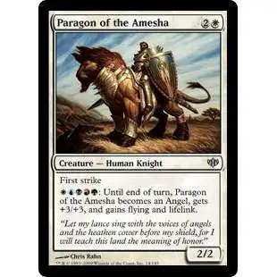 MtG Trading Card Game Conflux Uncommon Paragon of the Amesha #14