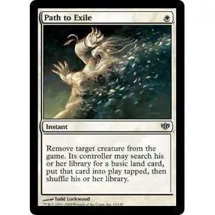 MtG Trading Card Game Conflux Uncommon Foil Path to Exile #15