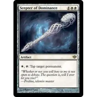 MtG Trading Card Game Conflux Rare Scepter of Dominance #17
