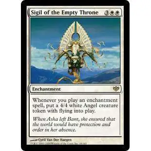 MtG Trading Card Game Conflux Rare Sigil of the Empty Throne #18