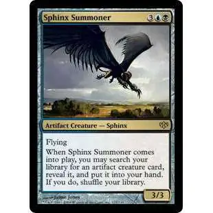 MtG Trading Card Game Conflux Rare Sphinx Summoner #127