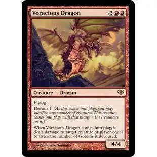 MtG Trading Card Game Conflux Rare Voracious Dragon #75