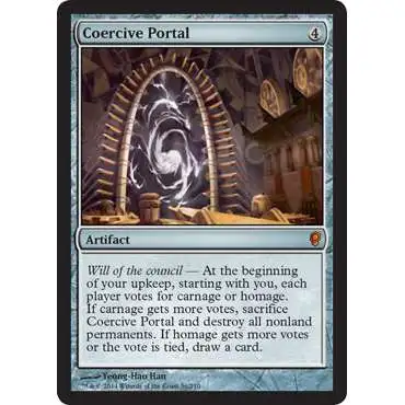 MtG Conspiracy Mythic Rare Coercive Portal #56