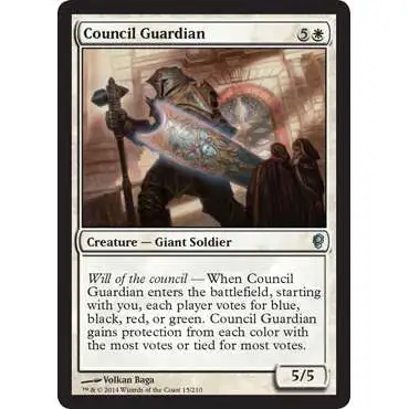 MtG Conspiracy Uncommon Council Guardian #15
