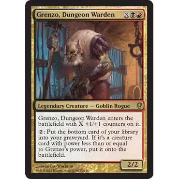 MtG Conspiracy Rare Foil Grenzo, Dungeon Warden #47