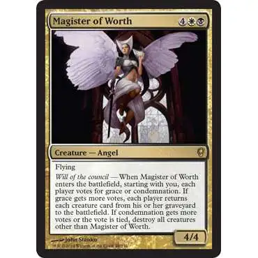 MtG Conspiracy Rare Foil Magister of Worth #48