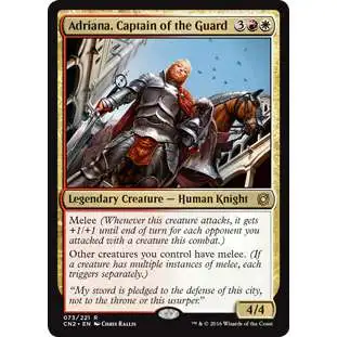MtG Trading Card Game Conspiracy: Take the Crown Rare Adriana, Captain of the Guard #73
