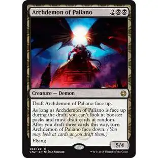 MtG Trading Card Game Conspiracy: Take the Crown Rare Archdemon of Paliano #39