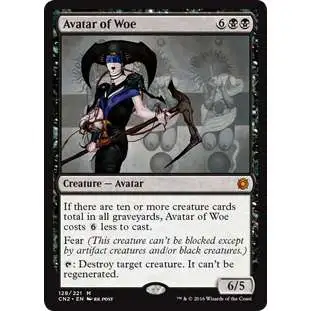 MtG Trading Card Game Conspiracy: Take the Crown Mythic Rare Avatar of Woe #128