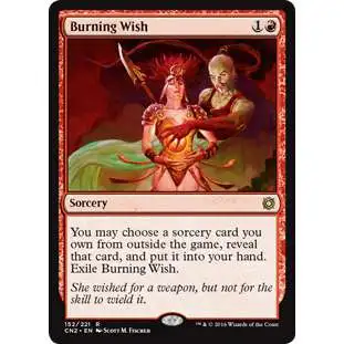 MtG Trading Card Game Conspiracy: Take the Crown Rare Burning Wish #152
