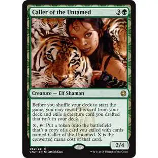 MtG Trading Card Game Conspiracy: Take the Crown Rare Caller of the Untamed #62