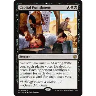 MtG Trading Card Game Conspiracy: Take the Crown Rare Capital Punishment #40