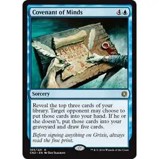 MtG Trading Card Game Conspiracy: Take the Crown Rare Covenant of Minds #105