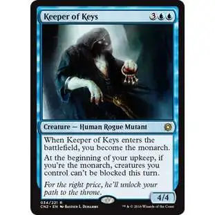 MtG Trading Card Game Conspiracy: Take the Crown Rare Keeper of Keys #34
