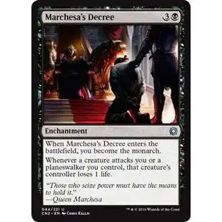 MtG Trading Card Game Conspiracy: Take the Crown Uncommon Marchesa's Decree #44