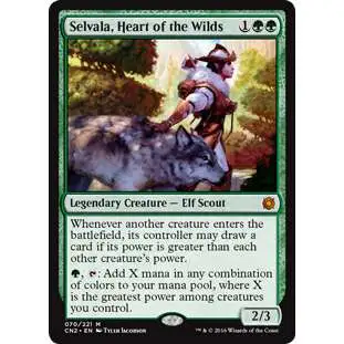 MtG Trading Card Game Conspiracy: Take the Crown Mythic Rare Selvala, Heart of the Wilds #70
