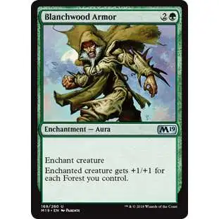 MtG 2019 Core Set Uncommon Blanchwood Armor #169