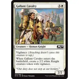 MtG 2019 Core Set Common Gallant Cavalry #12
