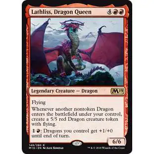 MtG 2019 Core Set Rare Lathliss, Dragon Queen #149