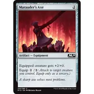 MtG 2019 Core Set Common Marauder's Axe #240