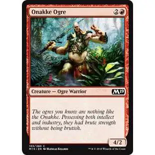 MtG 2019 Core Set Common Onakke Ogre #153