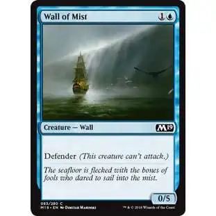 MtG 2019 Core Set Common Wall of Mist #83