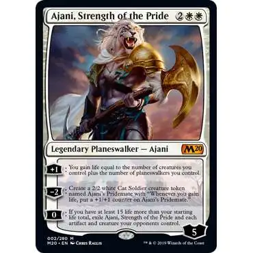 MtG 2020 Core Set Mythic Rare Ajani, Strength of the Pride #2