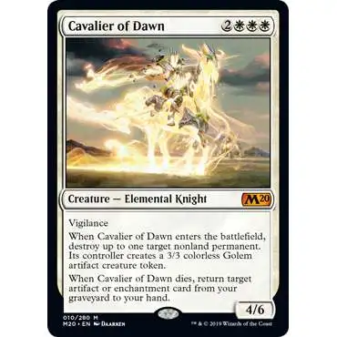 MtG 2020 Core Set Mythic Rare Cavalier of Dawn #10