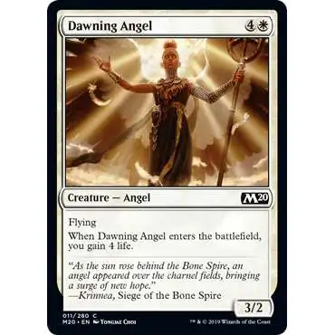 MtG 2020 Core Set Common Dawning Angel #11