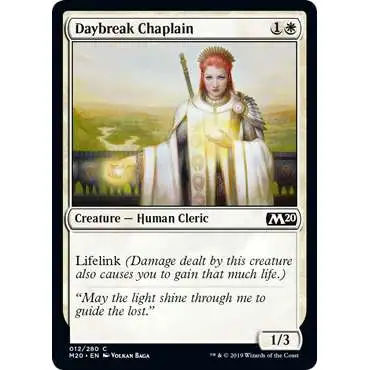 MtG 2020 Core Set Common FOIL Daybreak Chaplain #12