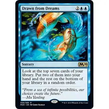 MtG 2020 Core Set Rare Foil Drawn from Dreams #56