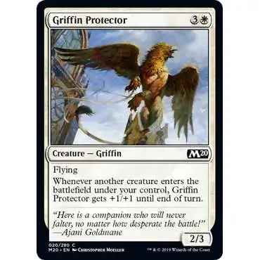 MtG 2020 Core Set Common Foil Griffin Protector #20