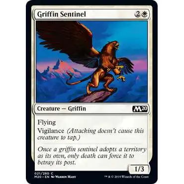 MtG 2020 Core Set Common Griffin Sentinel #21