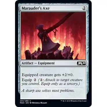 MtG 2020 Core Set Common Marauder's Axe #231