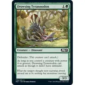 MtG 2021 Core Set Common Drowsing Tyrannodon #178