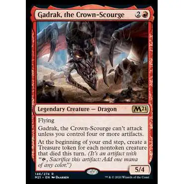 MtG 2021 Core Set Rare Gadrak, the Crown-Scourge #146