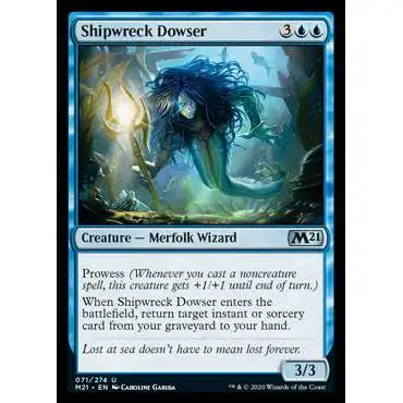 MtG 2021 Core Set Uncommon Shipwreck Dowser #71