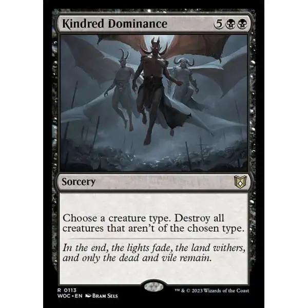 MtG Commander: Wilds of Eldraine Rare Kindred Dominance #113