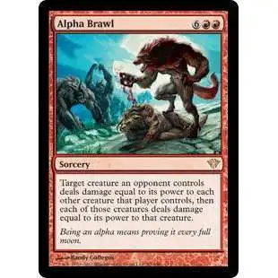 MtG Trading Card Game Dark Ascension Rare Alpha Brawl #82