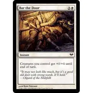 MtG Trading Card Game Dark Ascension Common Bar the Door #2