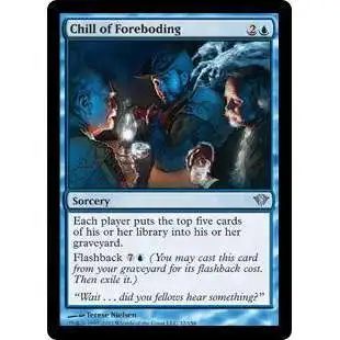 MtG Trading Card Game Dark Ascension Uncommon Chill of Foreboding #32
