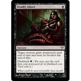 MtG Trading Card Game Dark Ascension Uncommon Deadly Allure #58