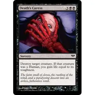 MtG Trading Card Game Dark Ascension Common Death's Caress #59